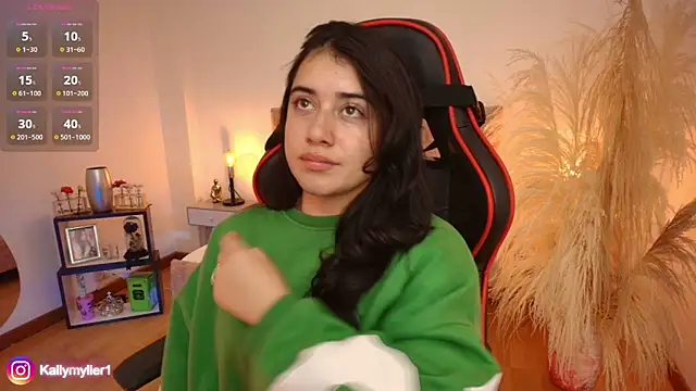 KallyMyller1 online show from 22, 1, 2025