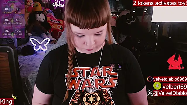 Snapshot of VelvetDiablo chatting on 6, 5, 2026 VelvetDiablo online show from 6, 5, 2026