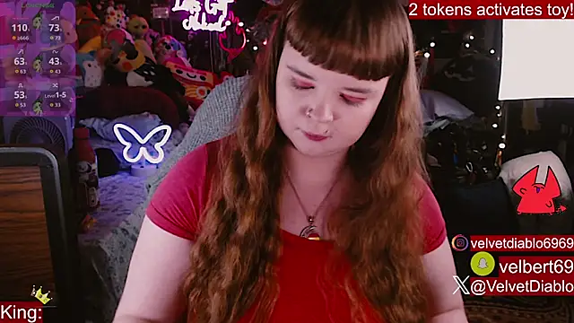 Snapshot of VelvetDiablo chatting on 19, 5, 2026 VelvetDiablo online show from 19, 5, 2026