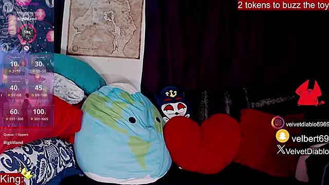 VelvetDiablo online show from 24, 7, 2026