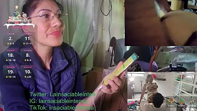 LaInsaciableIntensa online show from 29, 1, 2025