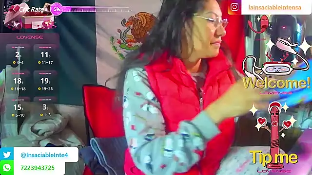 LaInsaciableIntensa online show from 5, 3, 2025