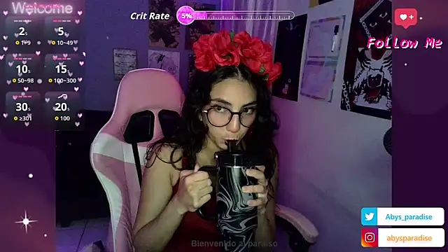 Abysparadise online show from 27, 3, 2026