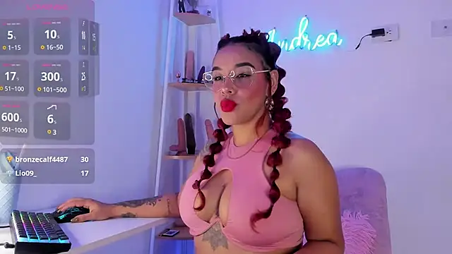 andrea lopezz  online show from 24, 2, 2025