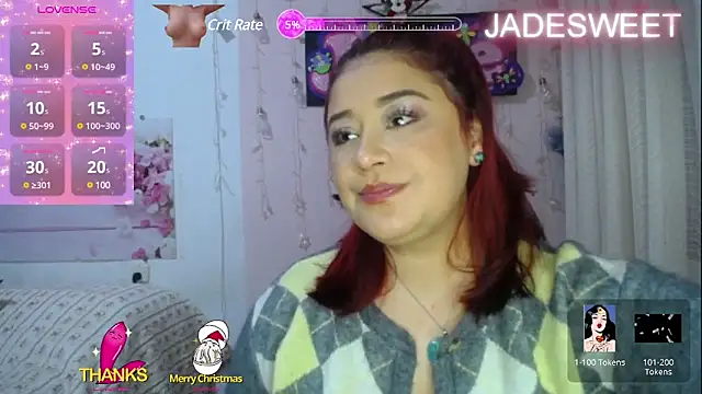 Snapshot of JADE_SWEET2 chatting on 24, 1, 2025 JADE SWEET2 online show from 24, 1, 2025