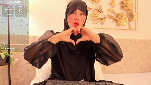 Snapshot of hanajameela chatting on 14, 2, 2025 hanajameela online show from 14, 2, 2025