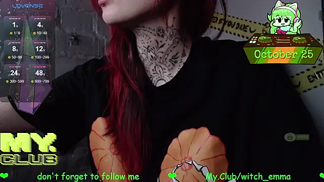 Witch Emma online show from 25, 10, 2025