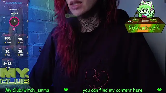 Witch Emma online show from 4, 11, 2025