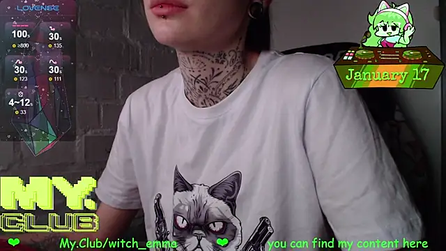 Snapshot of Witch_Emma chatting on 17, 1, 2026 Witch Emma online show from 17, 1, 2026