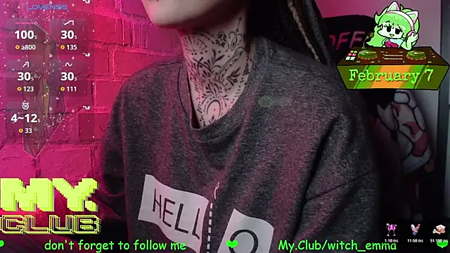 Snapshot of Witch_Emma chatting on 7, 2, 2026 Witch Emma online show from 7, 2, 2026