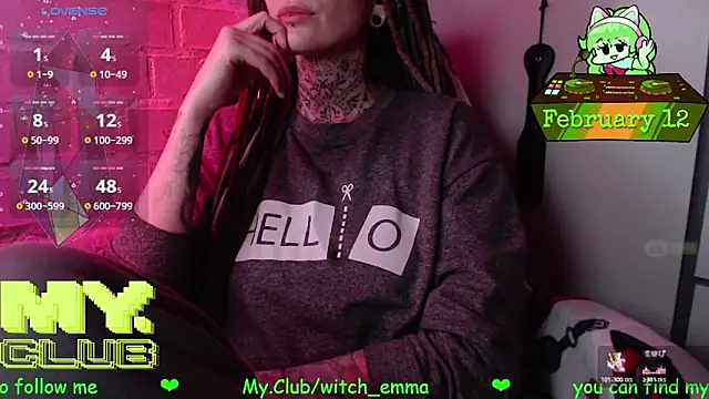 Snapshot of Witch_Emma chatting on 12, 2, 2026 Witch Emma online show from 12, 2, 2026