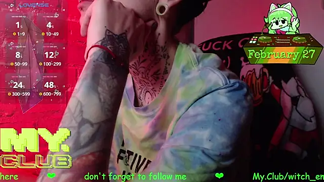 Snapshot of Witch_Emma chatting on 27, 2, 2026 Witch Emma online show from 27, 2, 2026