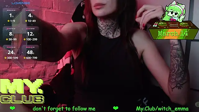 Witch Emma online show from 14, 3, 2026