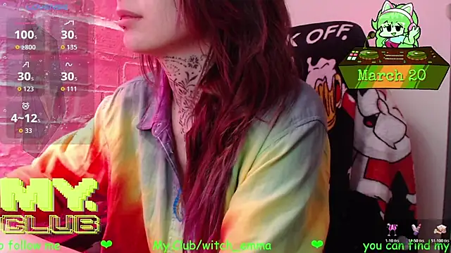 Witch Emma online show from 20, 3, 2026