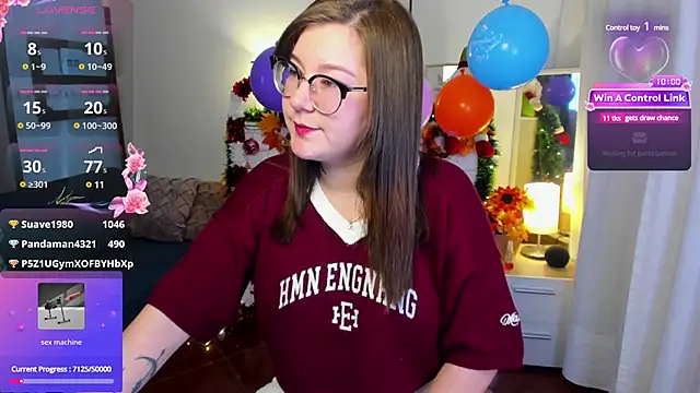 Snapshot of HunnyyLove chatting on 13, 12, 2024 HunnyyLove online show from 13, 12, 2024