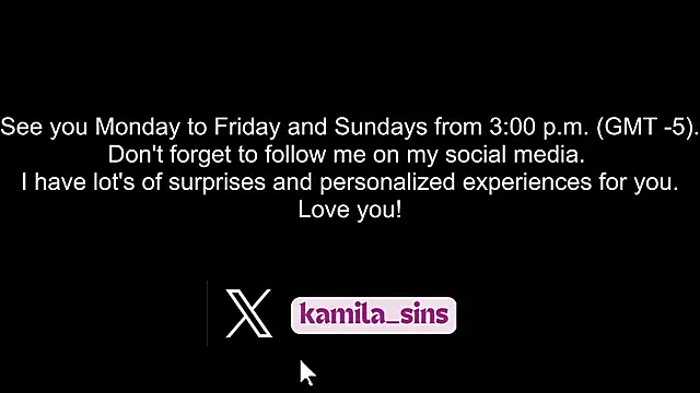 Snapshot of kamila_sins chatting on 4, 3, 2025 kamila sins online show from 4, 3, 2025