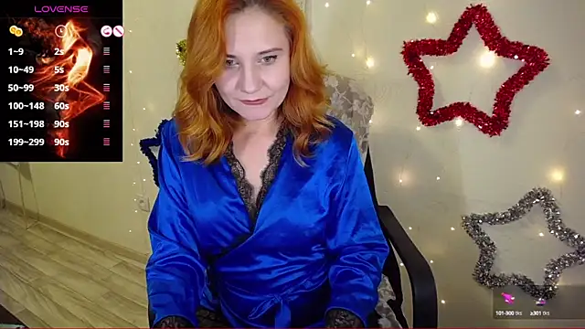 Snapshot of RedHeadSTARx chatting on 23, 12, 2024 RedHeadSTARx online show from 23, 12, 2024