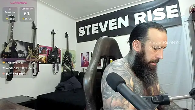 StevenRiseNYC online show from 2, 3, 2025